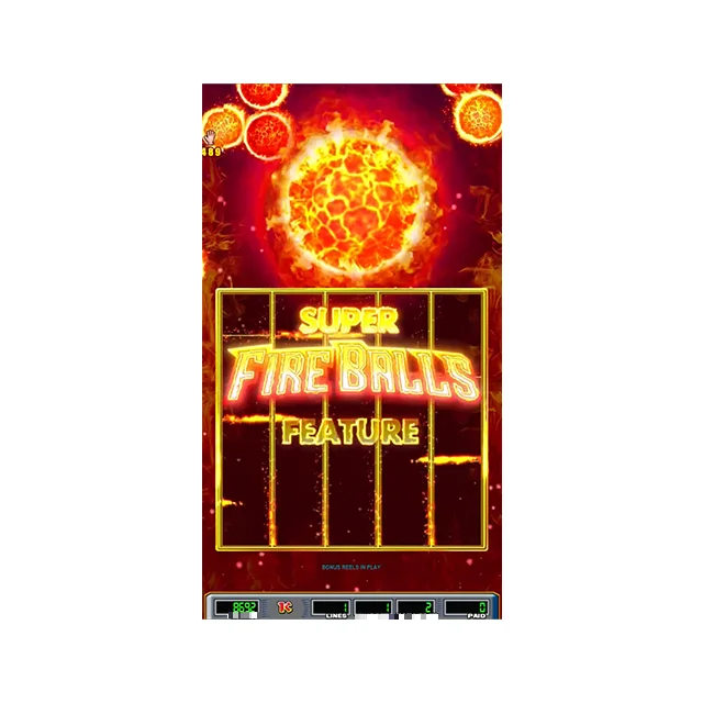 Vertical fire ball lol magnate 2 in 1 coin game machine WMS550 POG game board factory