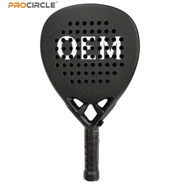 ProCircle OEM/ODM Palas de Padel 12K Carbon Fiber Paddle Padel Tennis Rackets Raqueta de Padel