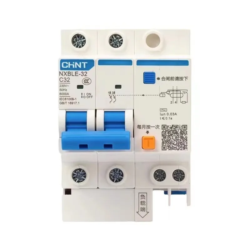 Chint MCB English version circuit breaker CE nxb-63 2p 40A miniature circuit breaker