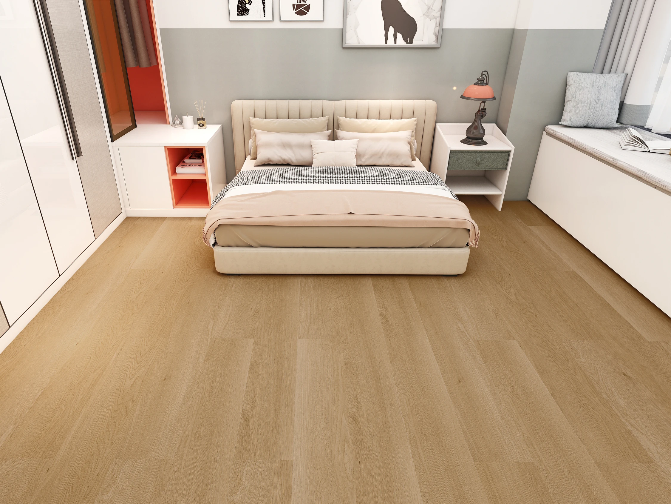 Easy Install with Click System Plastic Flooring Accessories 6mm SPC Flooring Supplier Malaysia