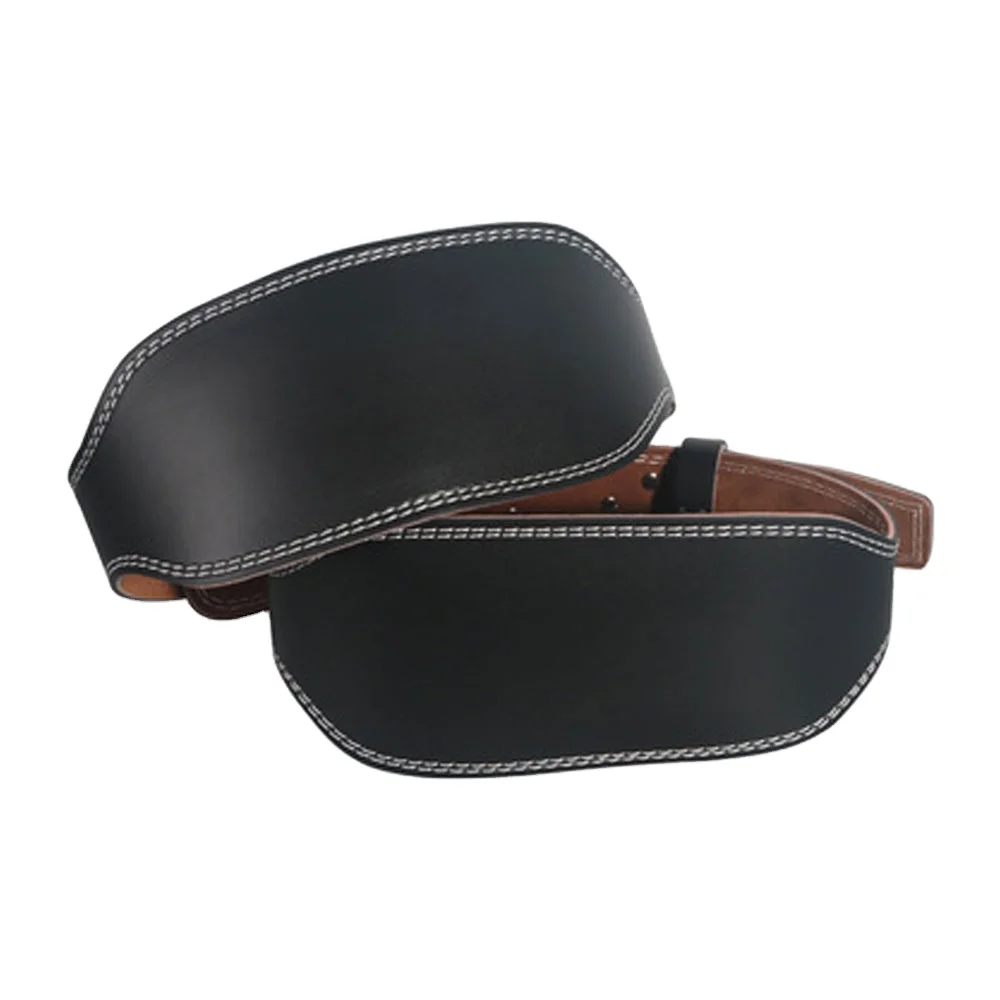 Wholesale custom design weight belts for weightlifting home gym equipment infinitely variable adjustment leather belt
