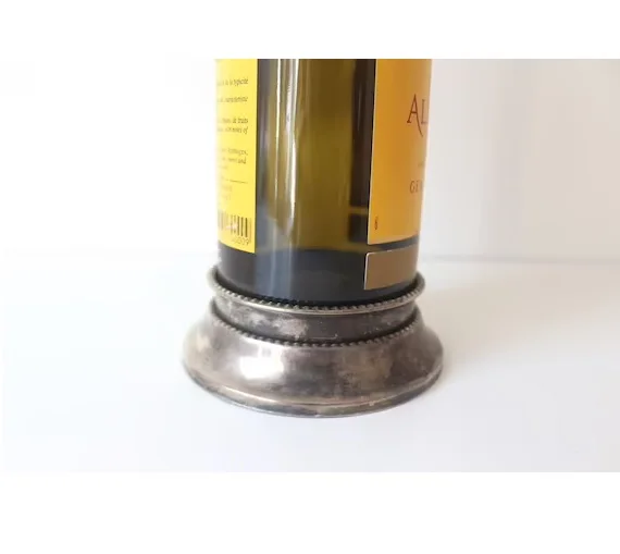 Latest Aluminum wine bottle coaster 100% Real Antique design Aluminum wine bottle coaster hot selling product