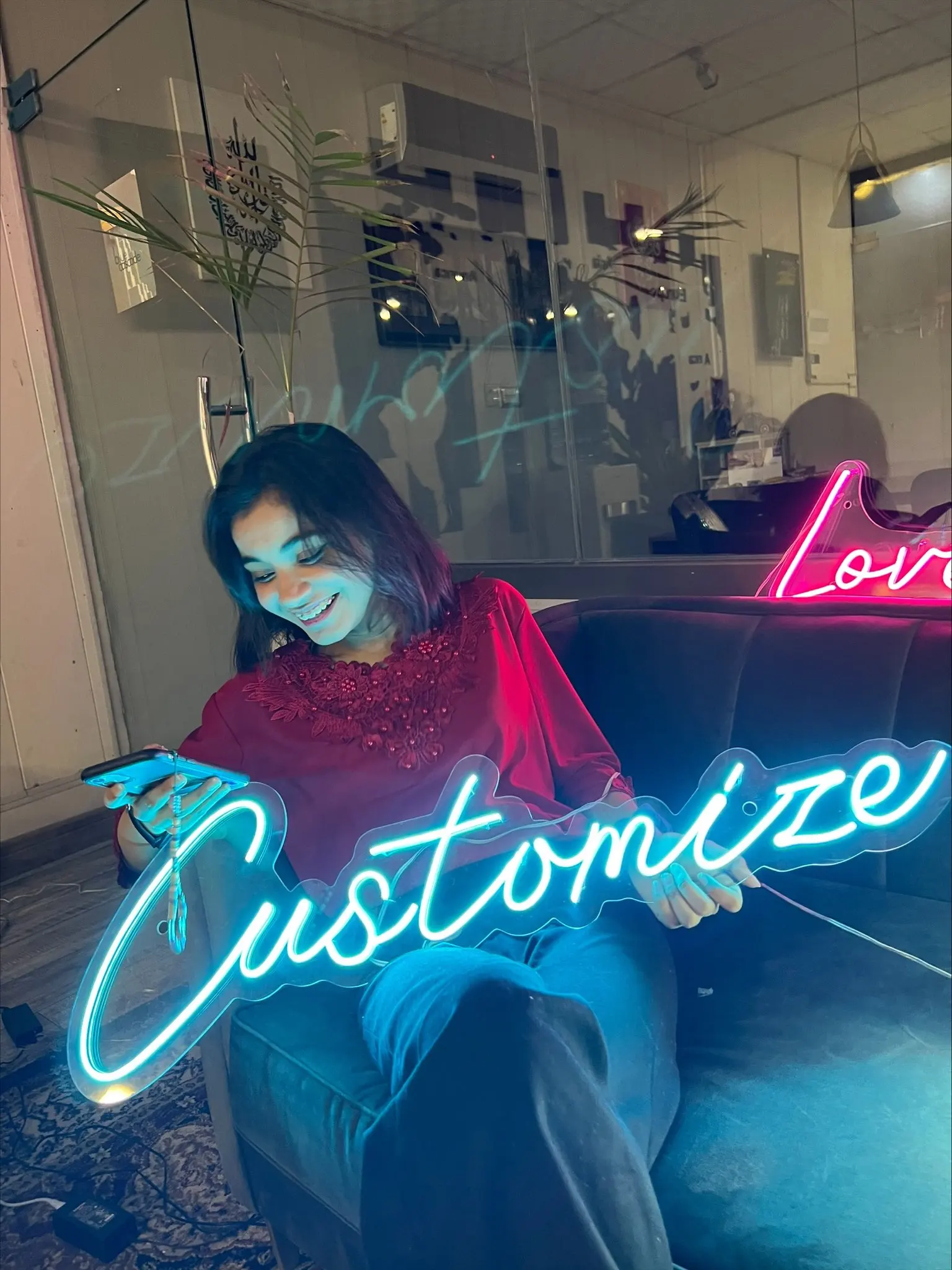 Custom Neon LED Flex Signs for Wedding Birthday Bridal Shower and Game Decoration | With Waterproof Ad-on for outdoor and indoor