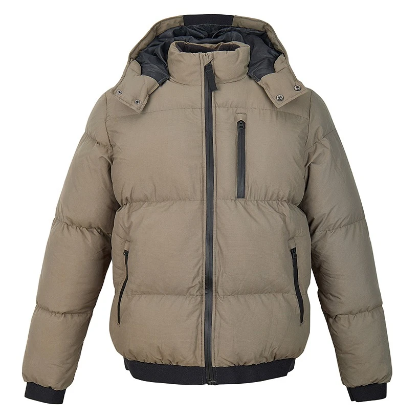 OEM High Quality Outdoor Winter Warm Jacket Custom Winter Thick Puffer Jacket Stand Collar puffer jacket For Men custom logo