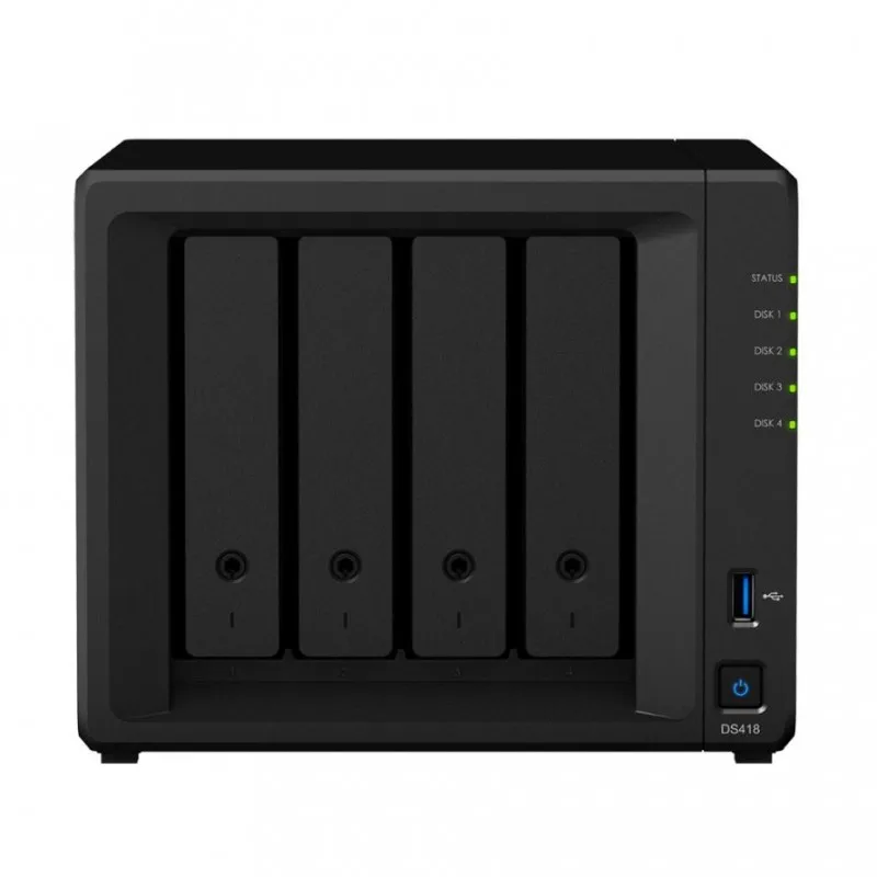 Synology DiskStation DS418 4-Bay NAS Enclosure