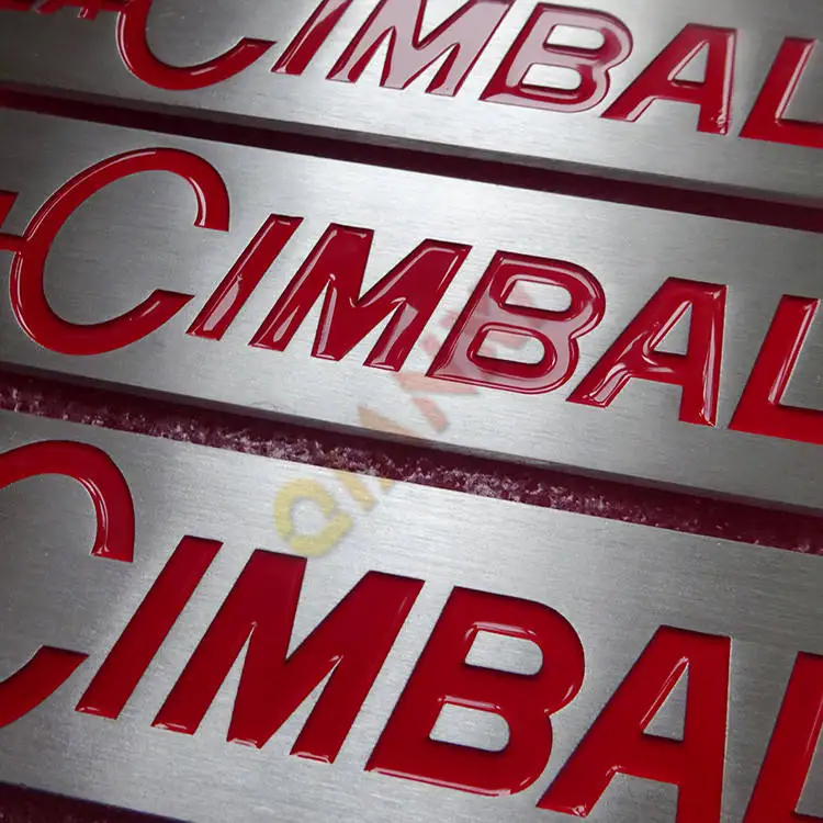 Custom High-End Products Fashion Decorative Mirror Polish Laser Cutting Metal Nameplates Logo