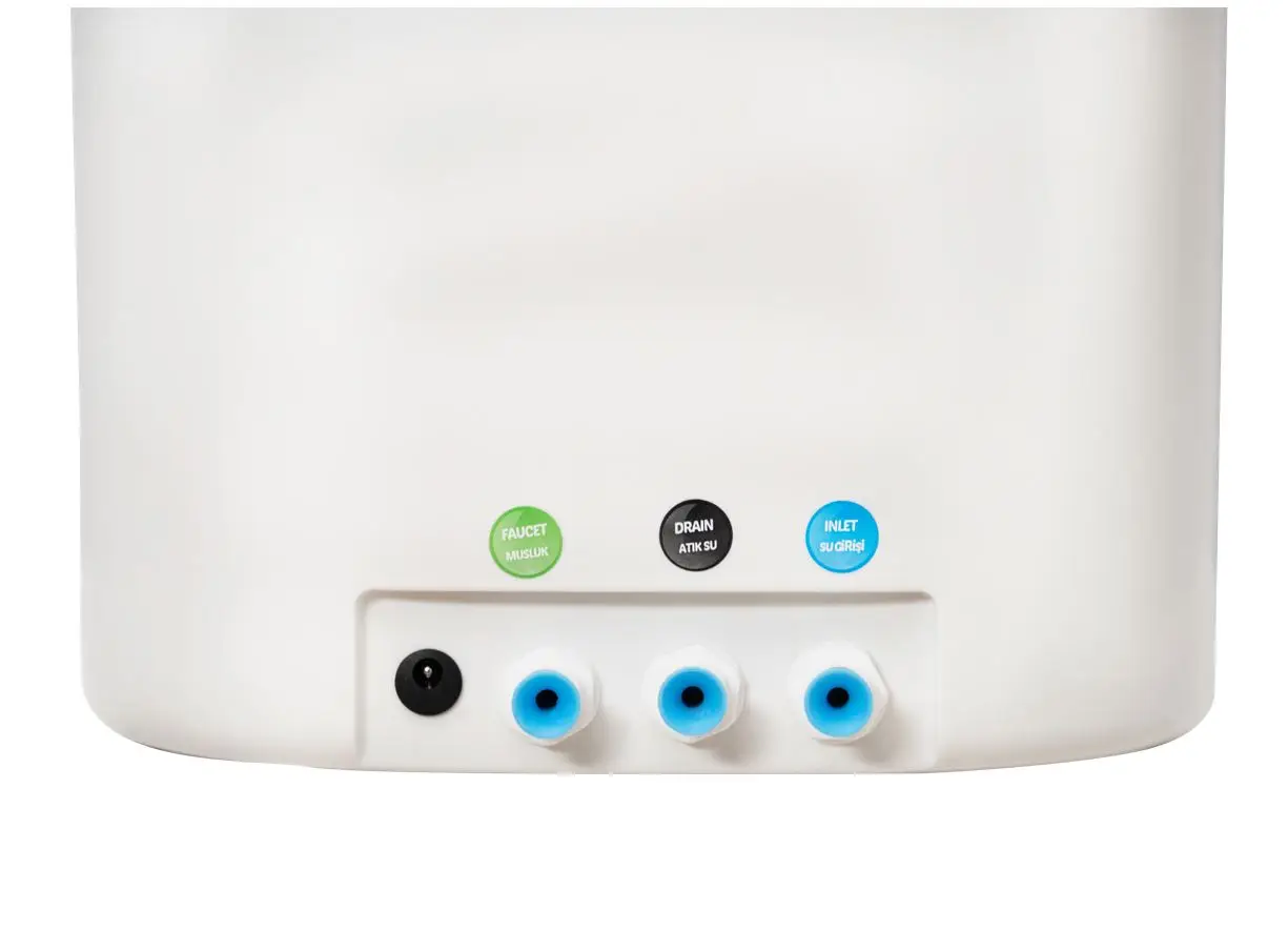 High production Compact reverse osmosis system 75 GPD with 8L tank without pump for home, offices