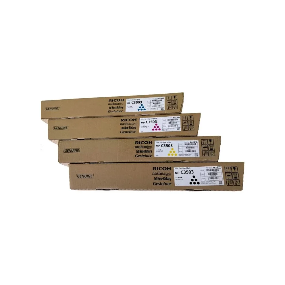 Оригинальный Набор тонера картридж типа C3503 для RICOH Aficio MP C3003 C3004 C3504 (черный голубой пурпурный желтый)