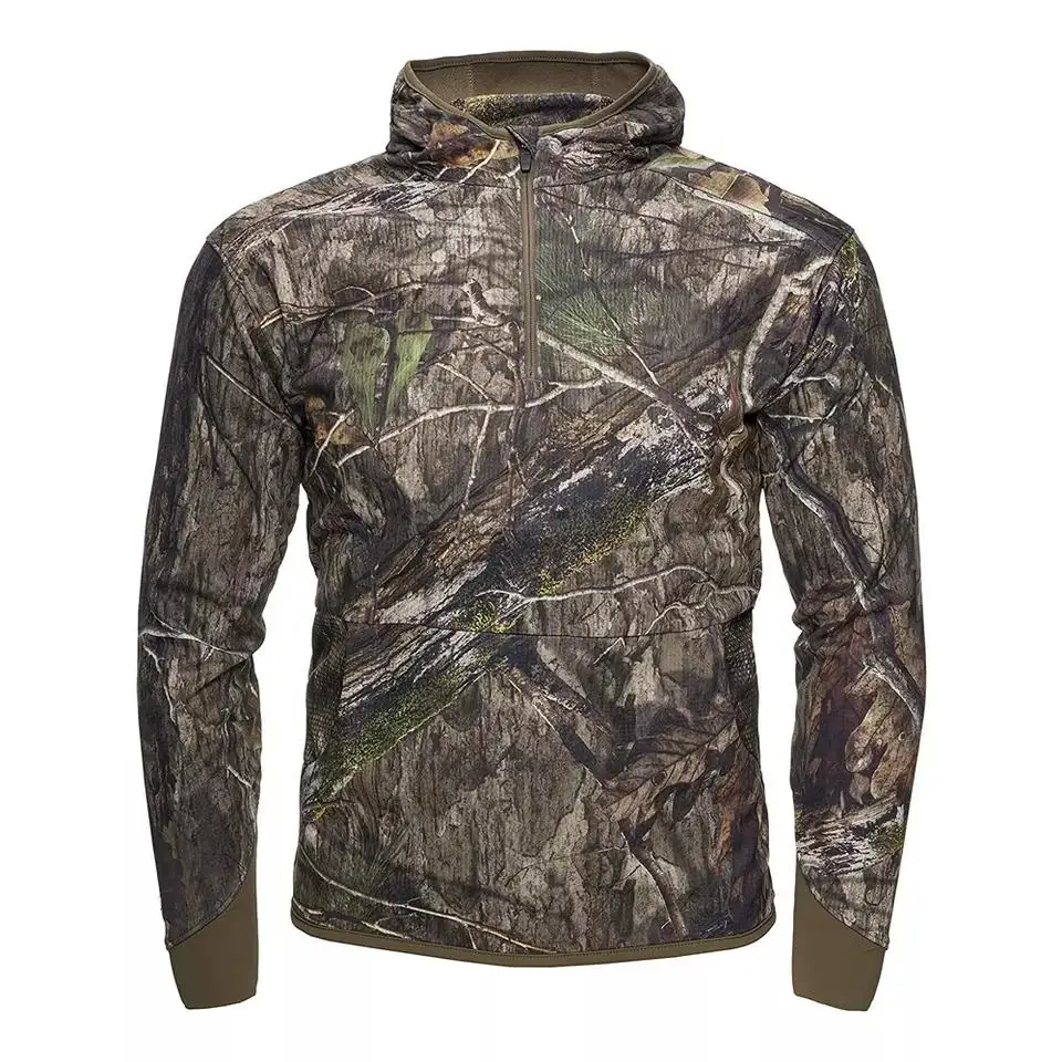 Hunting hoodie Waterproof Camo Wholesale High Quality Customized Hunting Suit Camouflage Hunting Hoodies