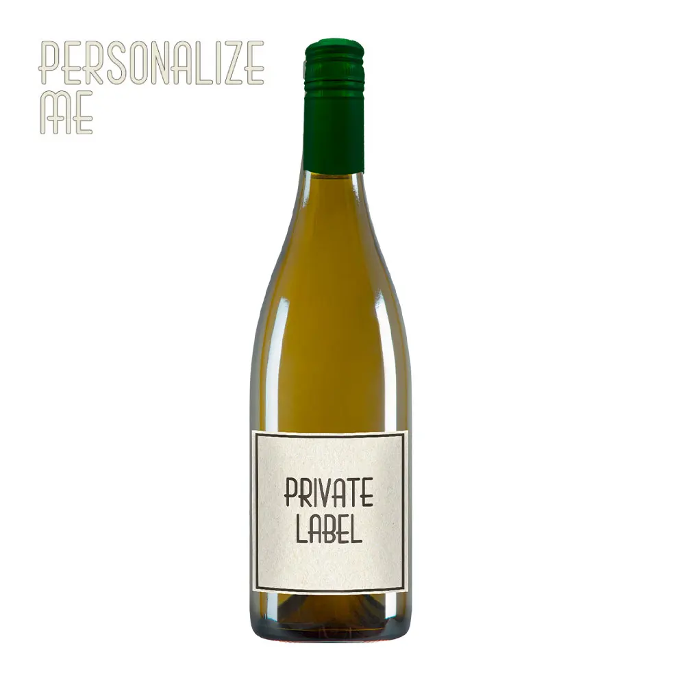 Sweet white wine with personalized label for restaurant hotel corporate gadget ideas for Christmas gifts merchandising