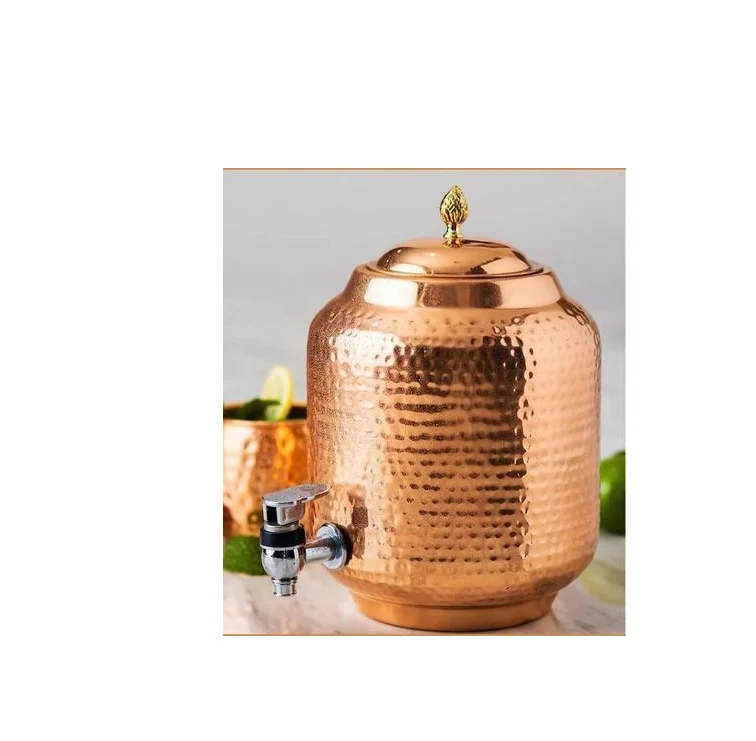 Медная кастрюля для воды лучшего качества и Индивидуальный размер низкая цена ручная работа бесплатный образец