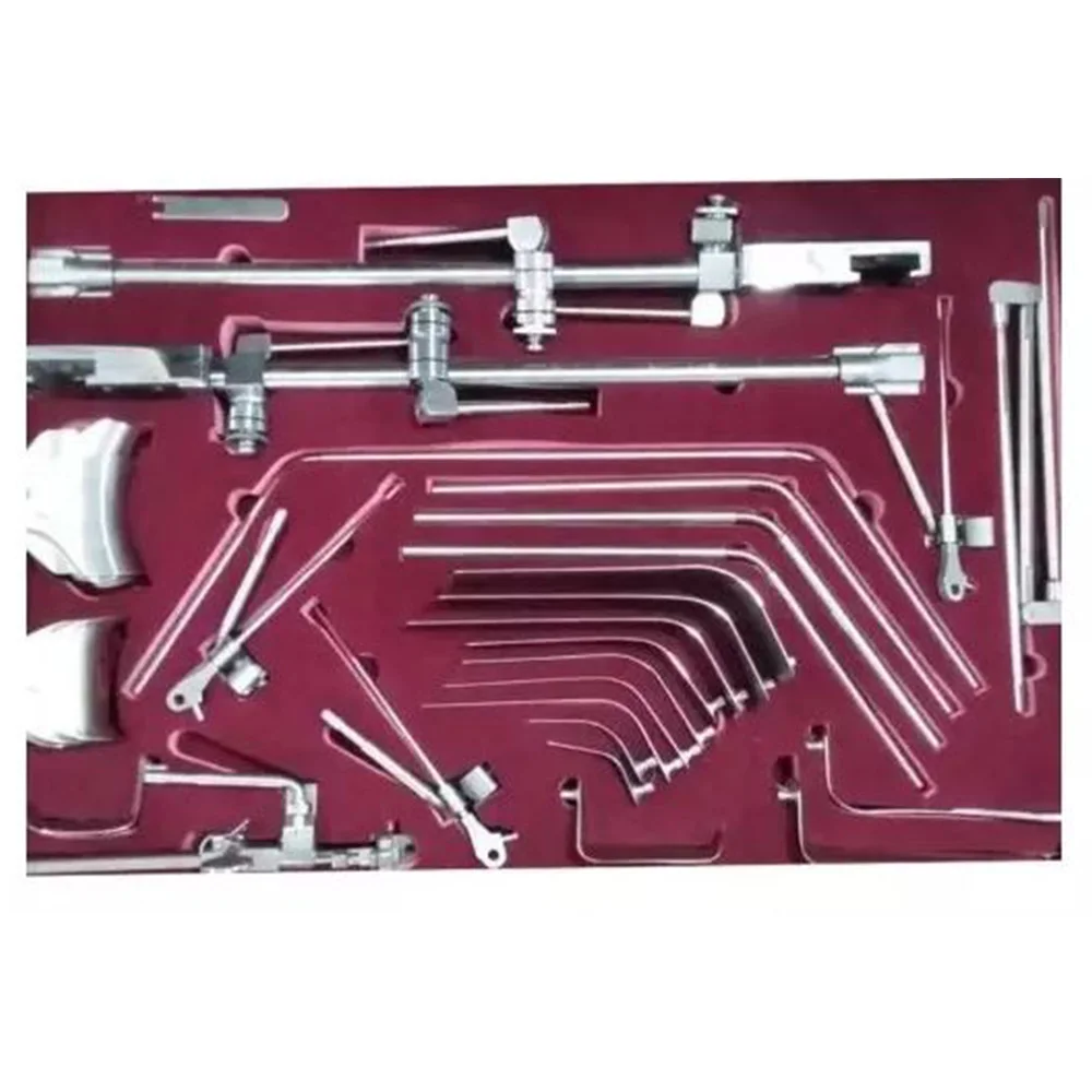 Premium Stainless Steel Thompson Retractor Set for Liver & Kidney Surgery - Adjustable and High Quality Instruments