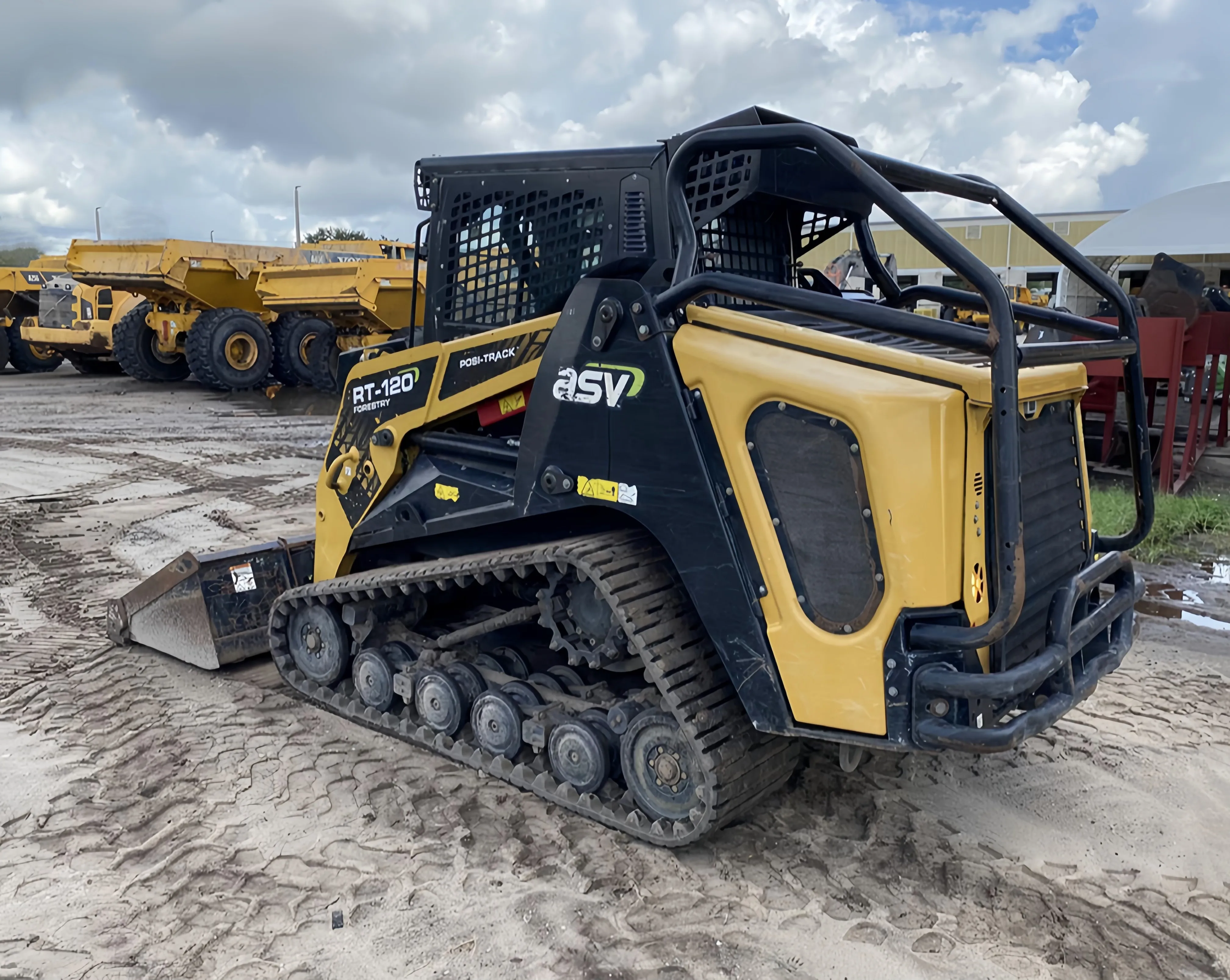 Half Price Factory Sale ASV Skid Steer Equipment  ASV POSI-TRACK RT120F EPA Used Machinery Ready To Ship