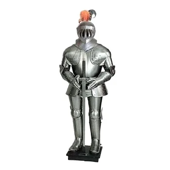 Средневековый стальной армированный рыцарь носимый костюм крестовый боевой полноразмерный коллекционный Декор для дома/офиса и подарок.