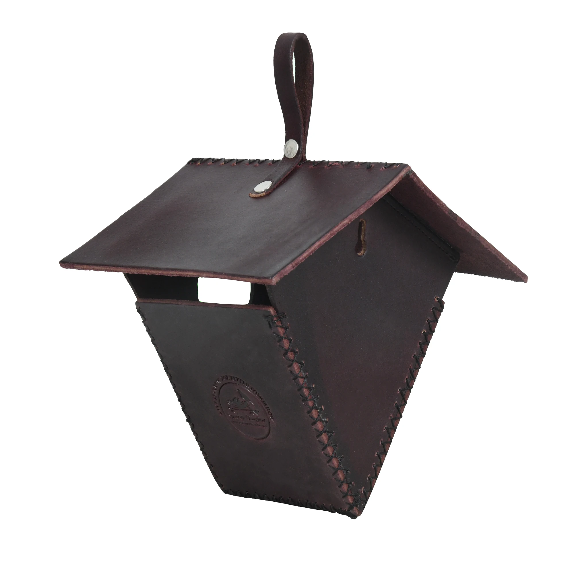 SPARROW BIRD HANGING BIRD HOUSE TREE HANGING SAFE WEATHERPROOF LEATHER BIRD NEST HOUSE SHELTER