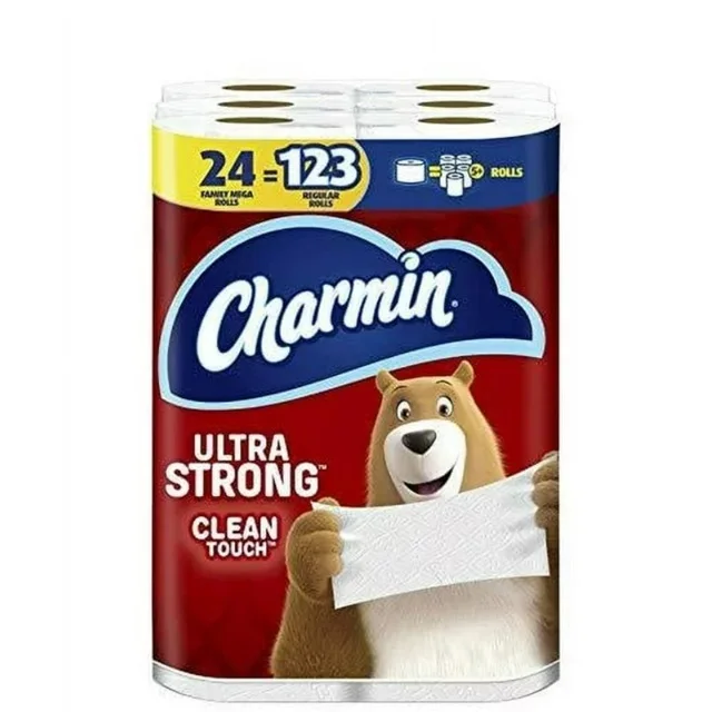 Reputed Seller of Chamin-Ultra Strong Clean Touch Toilet Paper 24 Family Mega Rolls For Sale | 123 Rolls for Worldwide Buyer