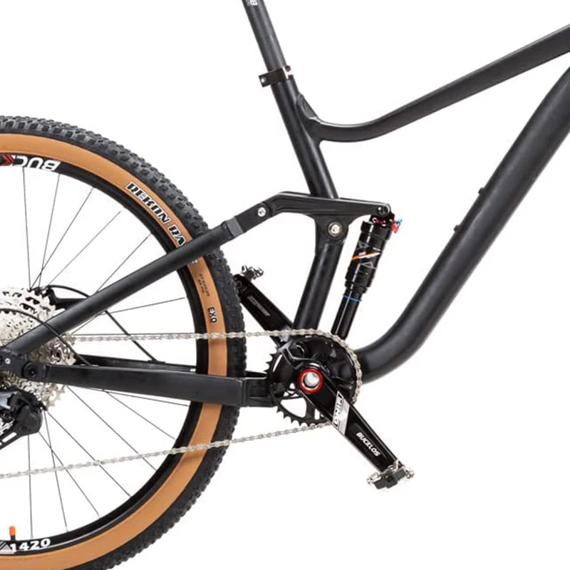 BUCKLOS MTB Crankset  Integrated Crank 32T 34T 36T 38T crankset CNC aluminum alloy bicycle crank