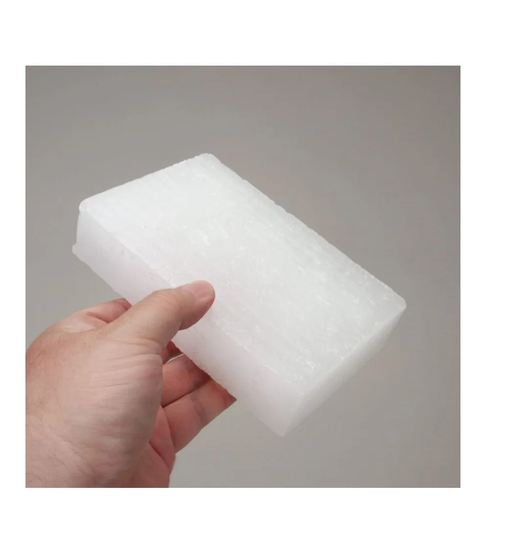 Hot Sale Fully Refined /Refined Paraffin Slab Wax Semi Fine Paraffin Wax 58-60/ Industrial Grade/Food Grade For Candle Making