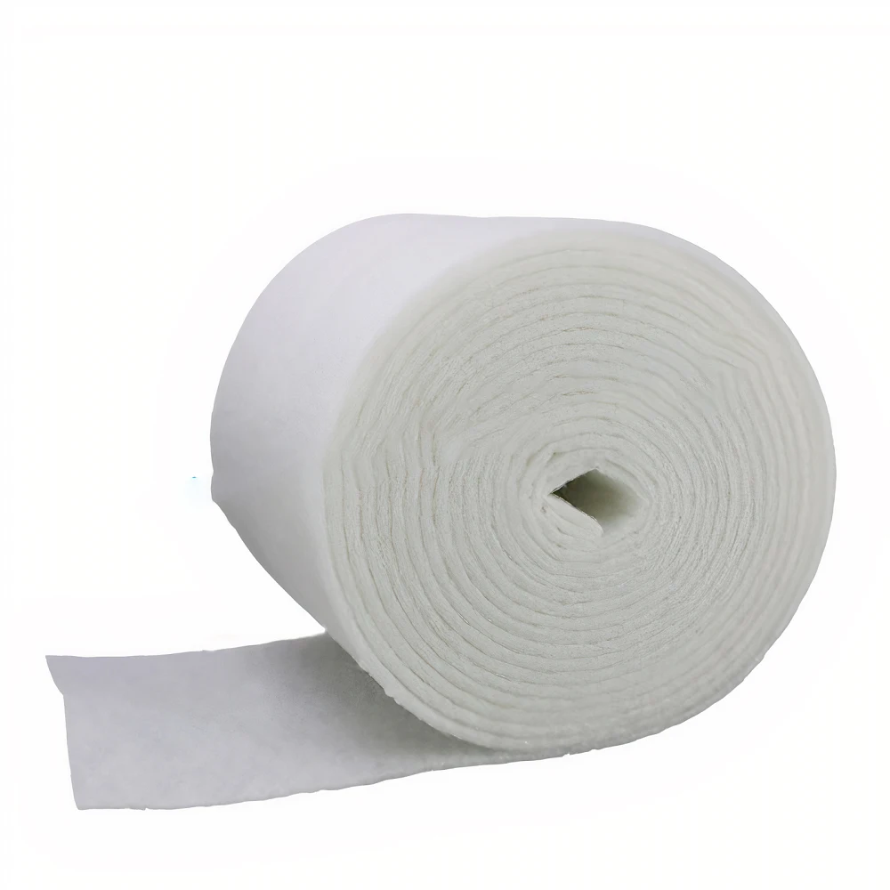 Breathable / Water-Soluble White Padding Nonwoven Fabric Cotton Needle-Punched Type Wholesale Produced In Vietnam