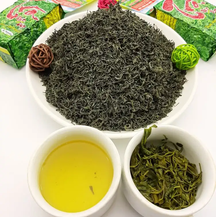 Vietnam Green Tea ADA Wholesale Best Price Loose Leaf Green Tea OEM Package Full Leaves Dried Green Tea