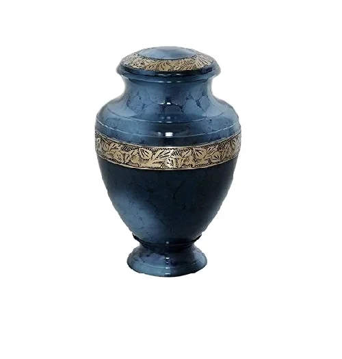 Trending 2023 Brass Pet Urns Excellent Cremation Urn for Ashes Handcrafted Pot Sale