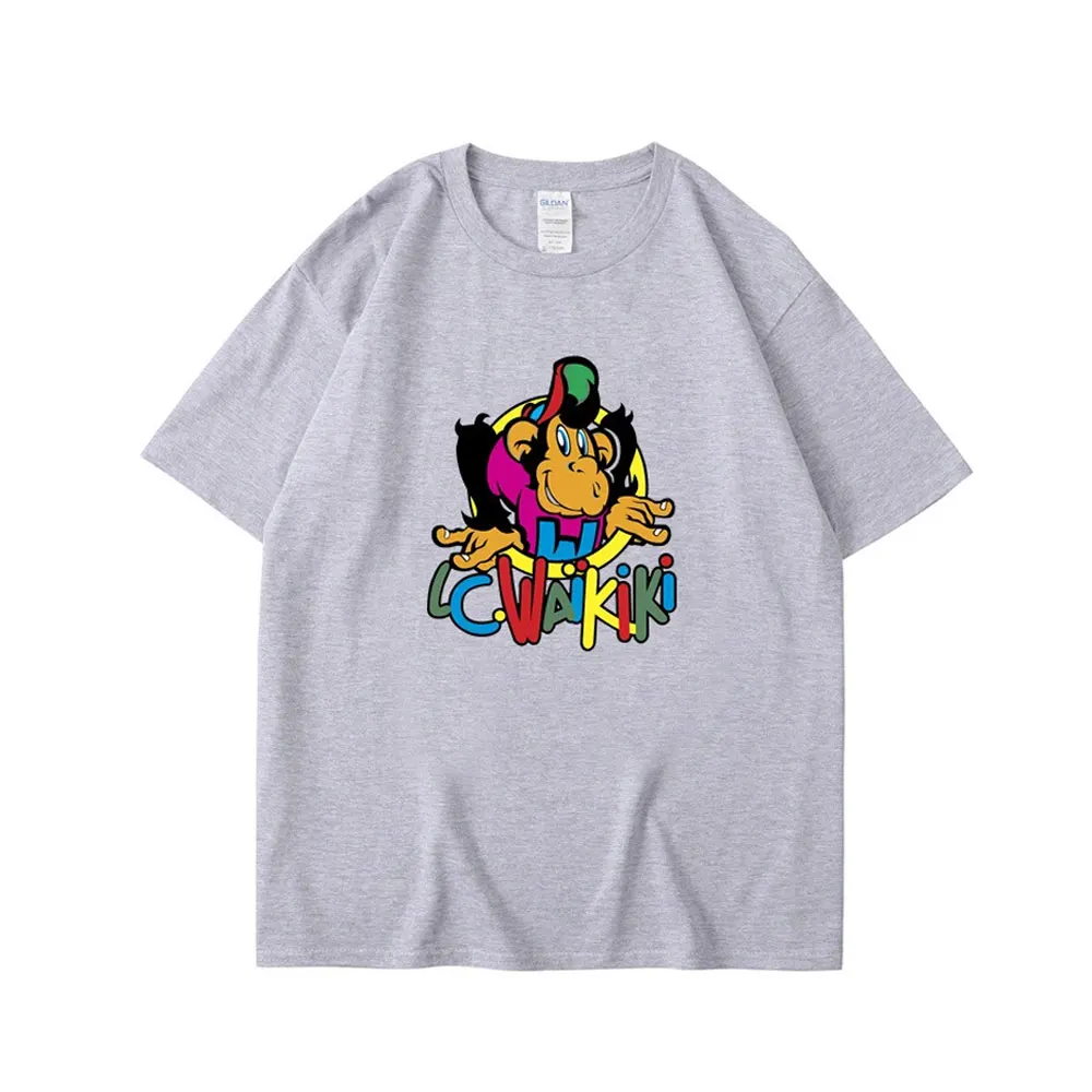 Customized Casual Graphic 2d Printed Shirt Breathable Short Sleeve Summer Top Unisex Wear Round Neck Casual T-shirt