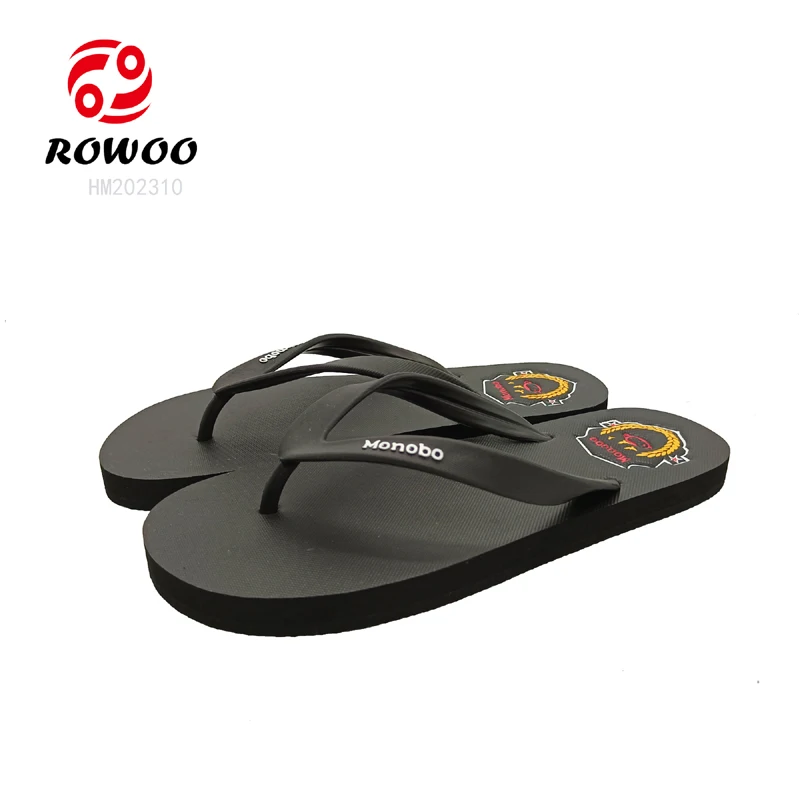 Custom made B2B PVC strap EVA summer beach flip flop slippers light weight cheap  indoor slipper shoes for men