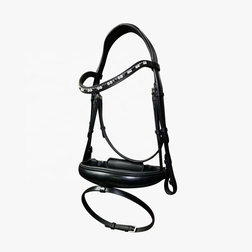 TOP QUALITY DD HIDE LEATHER HORSE ANATOMIC DIAMANTE BRIDLE EYE CATCHING CRYSTAL BROBAND BLING OEM AVAILABLE AT LOW PRICE