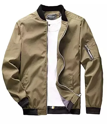 Wholesale fashion men plus size bomber jacket custom logo men coat
