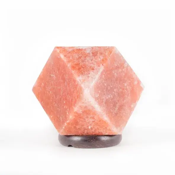 Top Notch Quality Premium Build Quality New Design of Crafted Diamond Shape USB Salt Lamp Multi colors