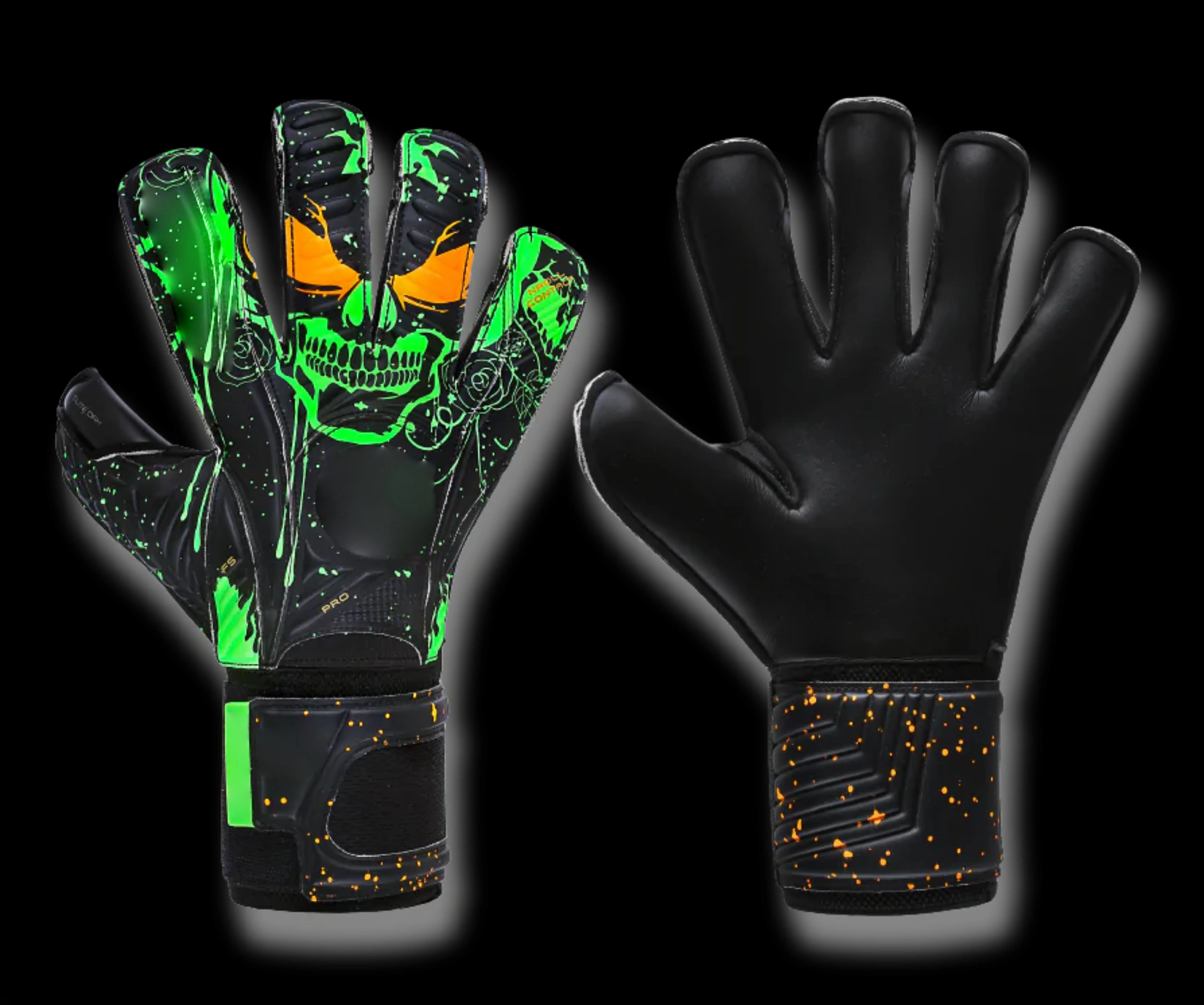 Профессиональные вратарские перчатки | футбольные Превосходная защита пальцев и рук