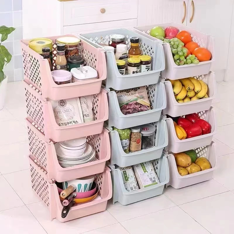 Second Hand Stackable Storage Basket Organizer Injection Mould Food Snacks Toys Toiletries Plastic Storage Bins Used Mold