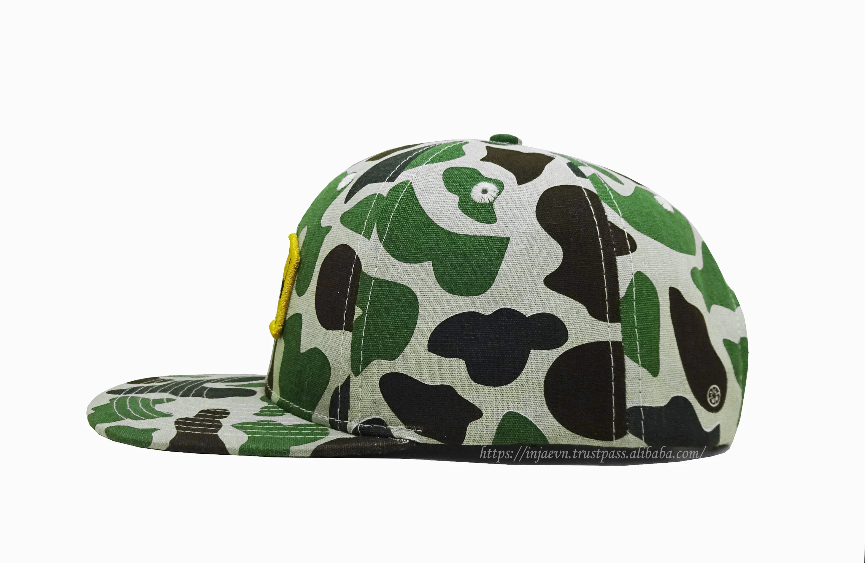 OEM/ ODM BLRFL патч с пользовательским логотипом 3D вышивкой контур Snapback шляпы Камуфляжный дизайн камуфляжная бейсболка кепка Спортивная