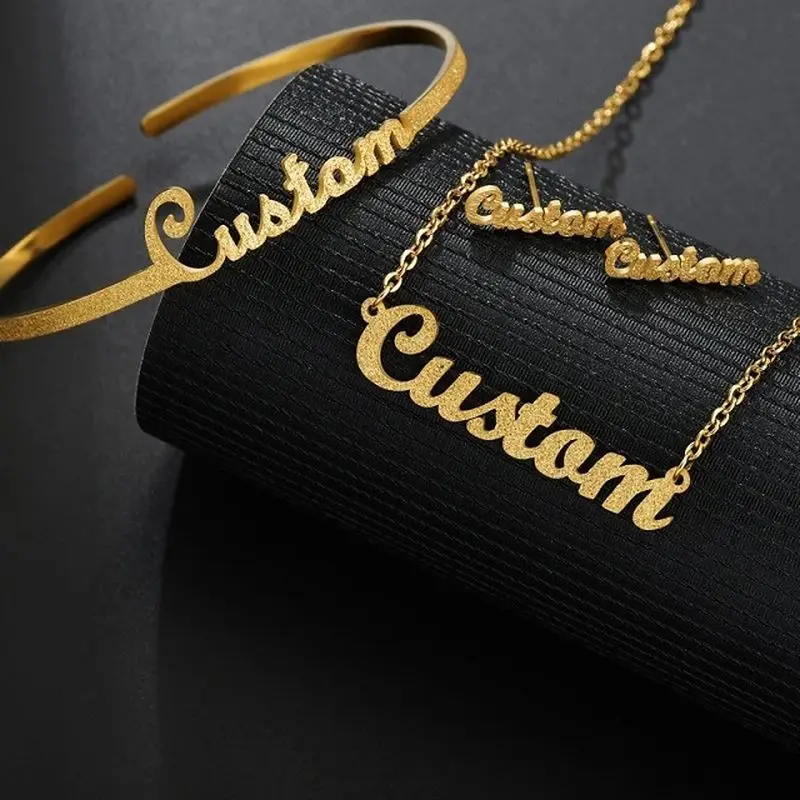 Custom Engraved Rainbow Kids necklace Personalis Silver Engraving Name necklace