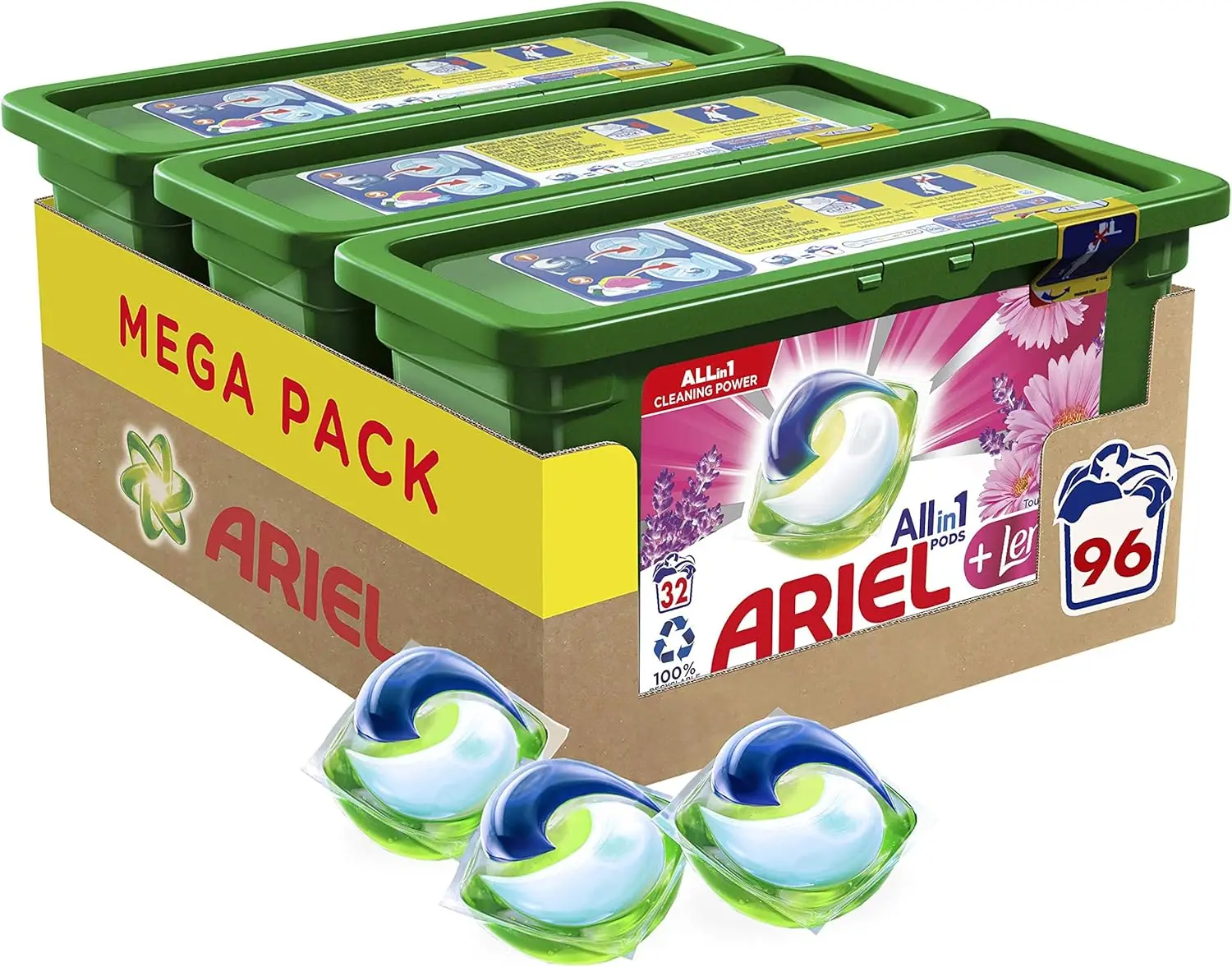 Ariel Pods All-in-One Ariel Pods/capsules Washing Liquid Laundry Detergent Ready for Delivery