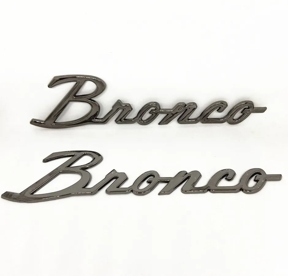 Car Exterior Accessories 3D Nameplate Car Logo Sticker  Decals Emblems For Ford Bronco Sport 2021 2022