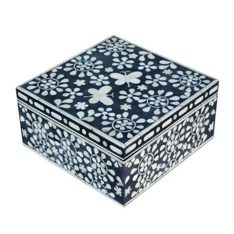 Bone Inlay Jewelry Box Protect Jewelry Box Hot Selling Eco Friendly Bone Inlay Designable Jewelry & Storage Box