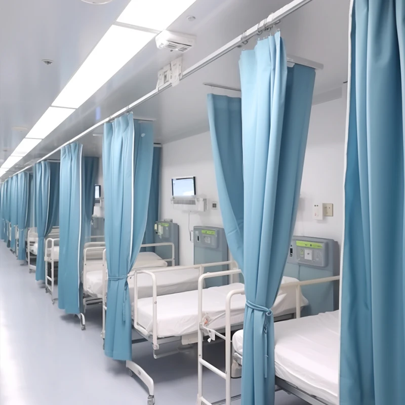 High Quality medical curtain flame retardant for hospital cubicle curtains cortinas de hospital