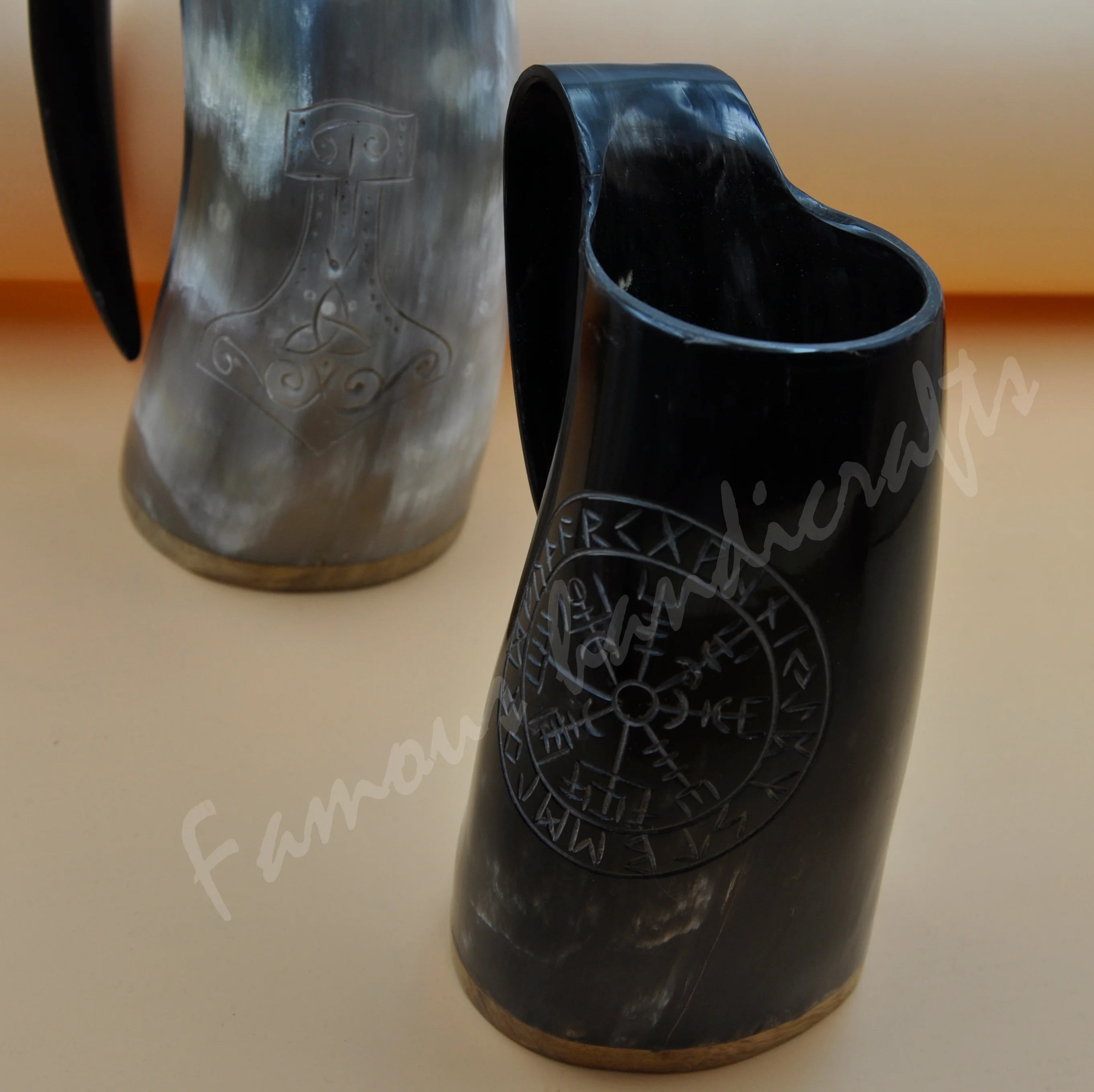 Рог кружка новые поступления натуральный рог для питья буйвола викингов пива средневековый