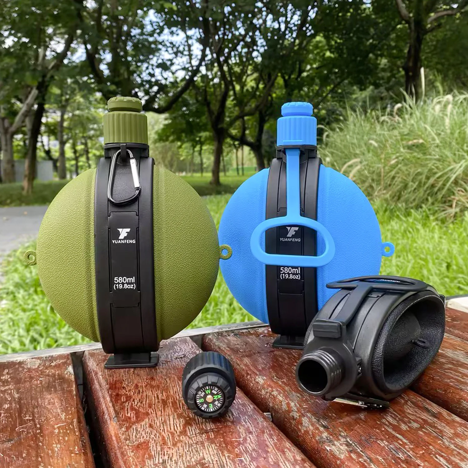 Sport Gym Drink Bottle Foldable Portable BPA free 100% Food Grade Silicone Collapsible Outdoor Water Bottle