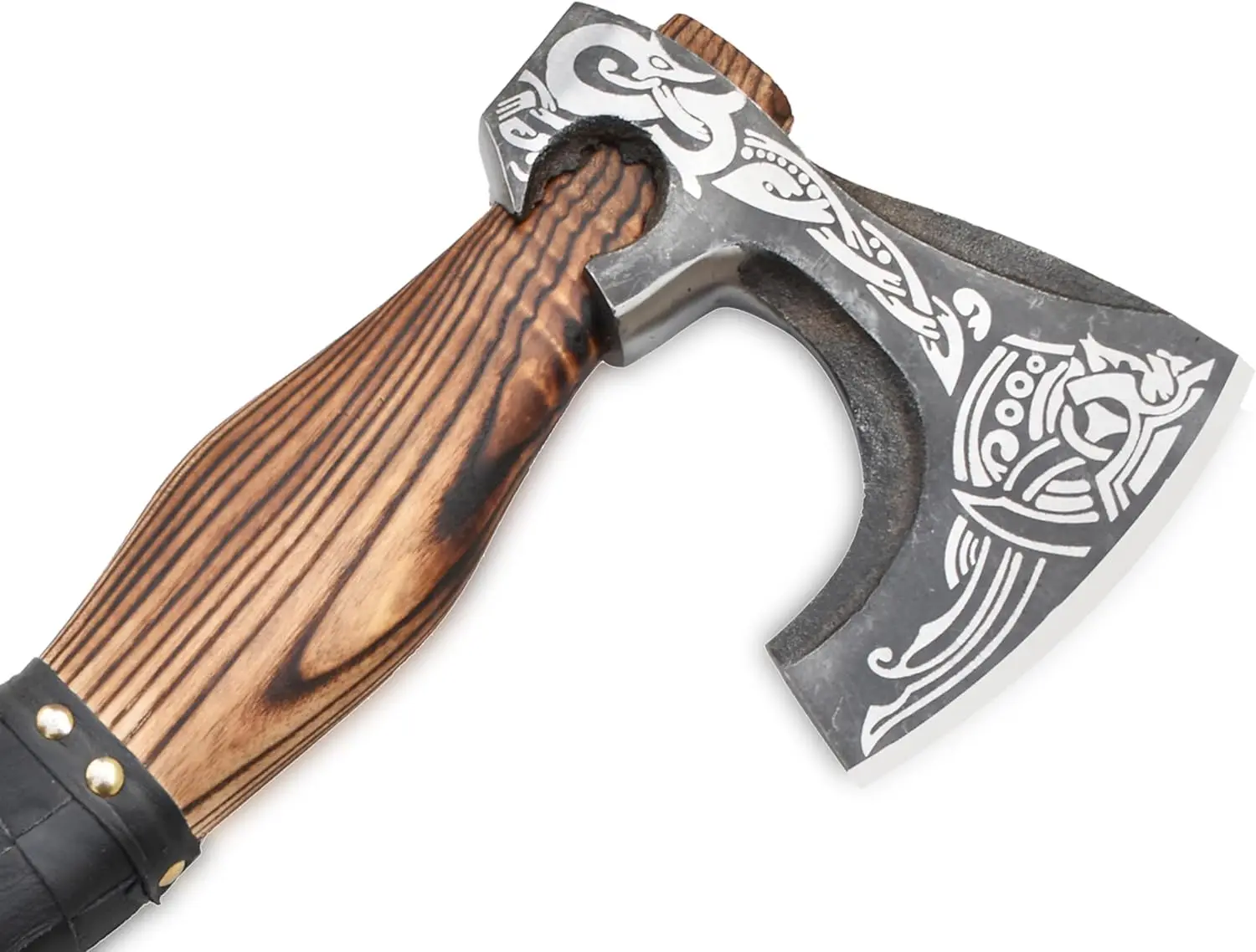 Viking axe Norse axe Medieval axe with leather sheath hot sale drop shipping 2023