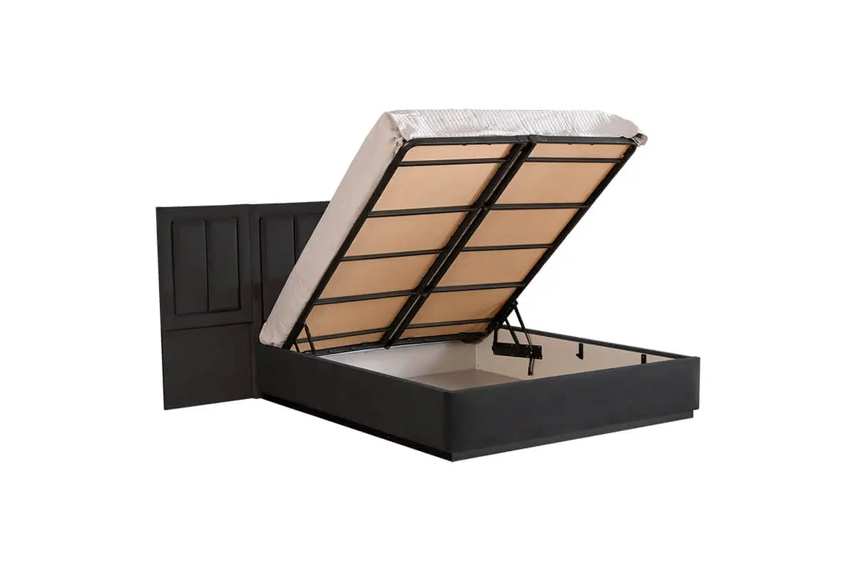 Bedroom Set Wardrobe Chest of Drawer Mirror Bed wth Storage Night Stand Modern istanbul style home living furniture (iDER Safir)