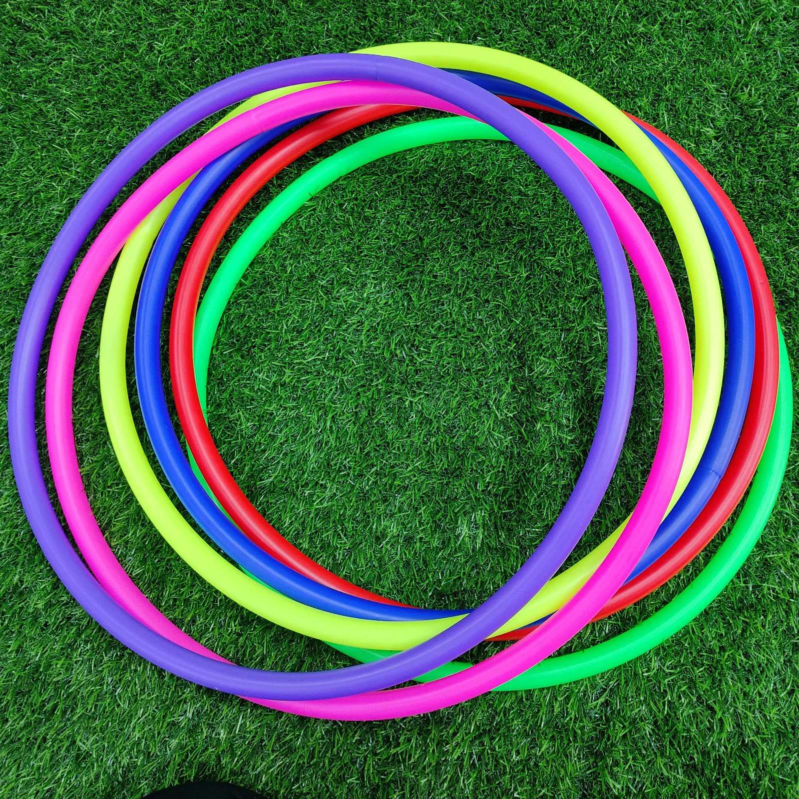 Trendy Color Full Dancing  Hoola Hoops ( 45 cm ) Wholesale price Adults Detachable Slimming Hula Circle