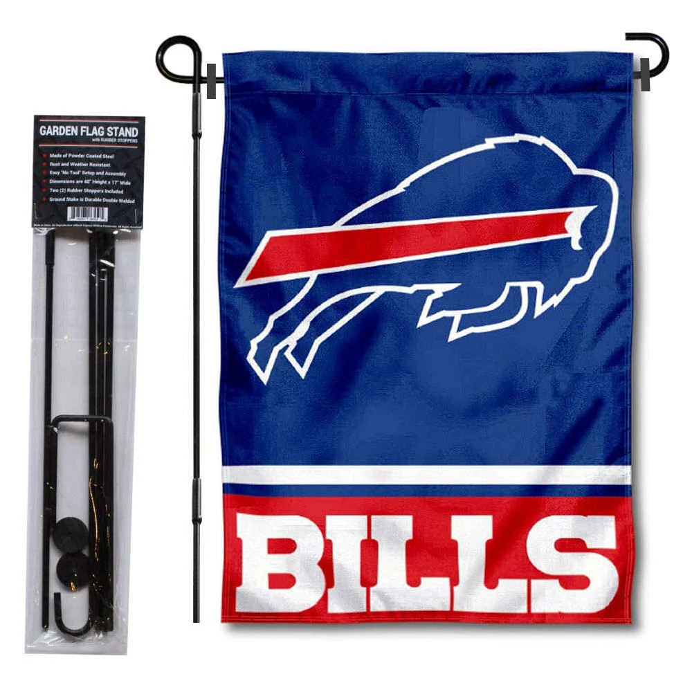 NFL Fast Delivery custom 3x5 ft 100% Polyester Sports team Buffalo Bills Flag Garden Flag