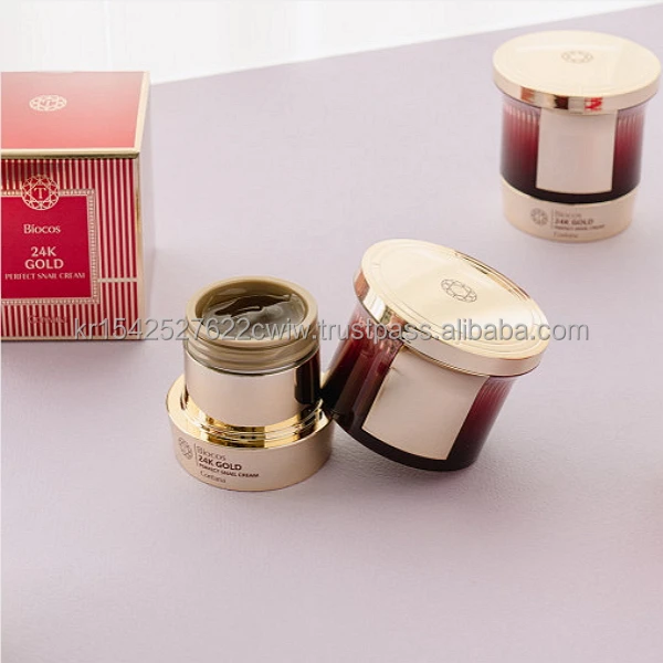 ALL in ONE SOLUTION Coreana Biocos 24K Gold Snail Cream 50ml Brighten up Moisturize and Energize Tired Skin Made in Korea