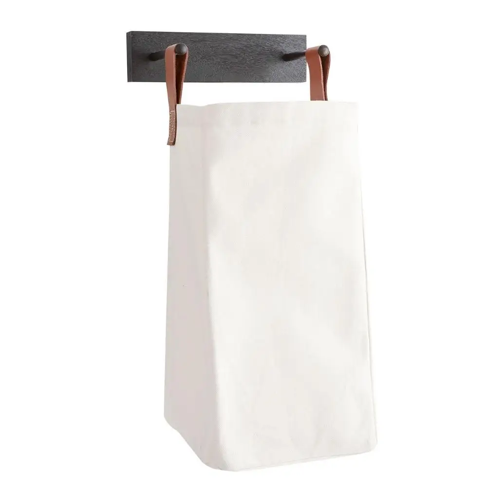 Wall Mounted Collapsible Laundry Basket Organizer Dirty Laundry Basket Bathroom Messy Cloth Hanging Storage Basket