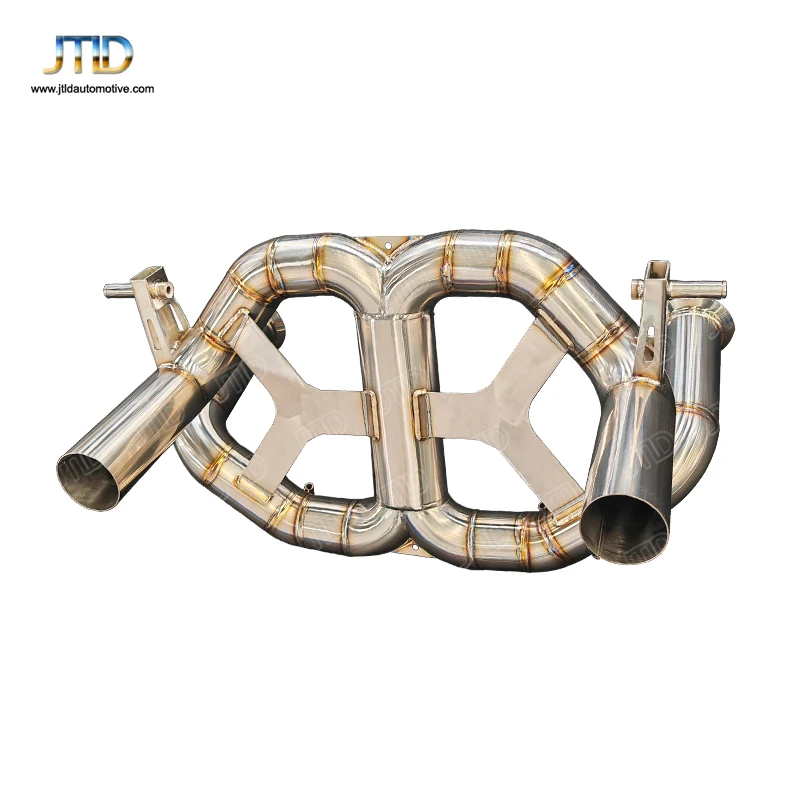 JTLD Factory Direct Sales Stainless Steel Straight Pipe Exhaust System Catback For Lamborghini SVJ