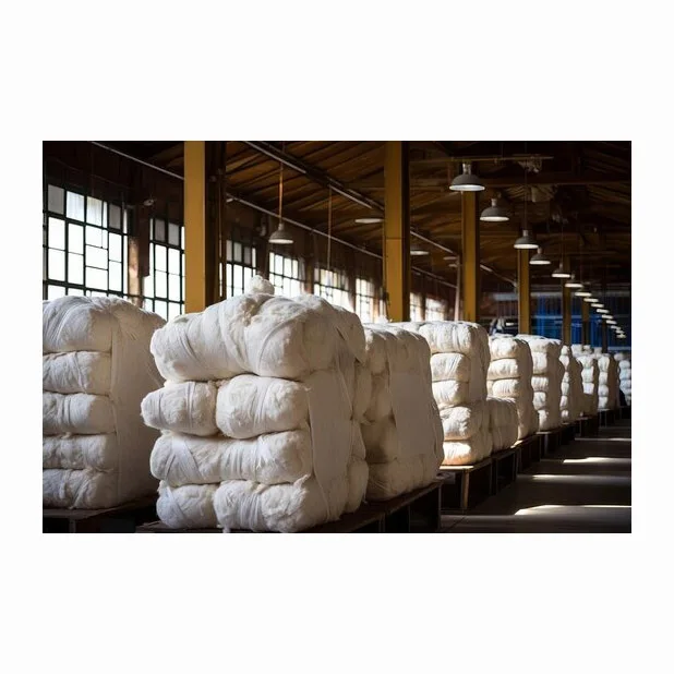 Quality Bulk Raw Cotton raw wool COTTON BALES WASTE FROM SPINING MILLS 100% COTTON BALES WASTE WITH LOGO
