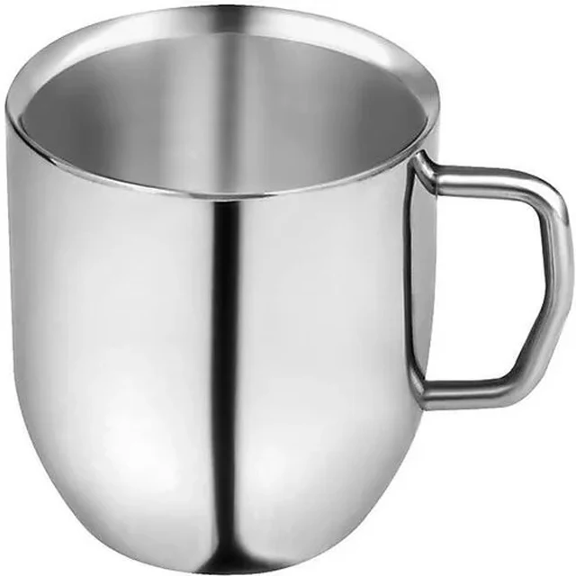 Aluminum mug Custom logo Silver Aluminum Mug Cup for Camping Aluminum mug for coffee and cold drink