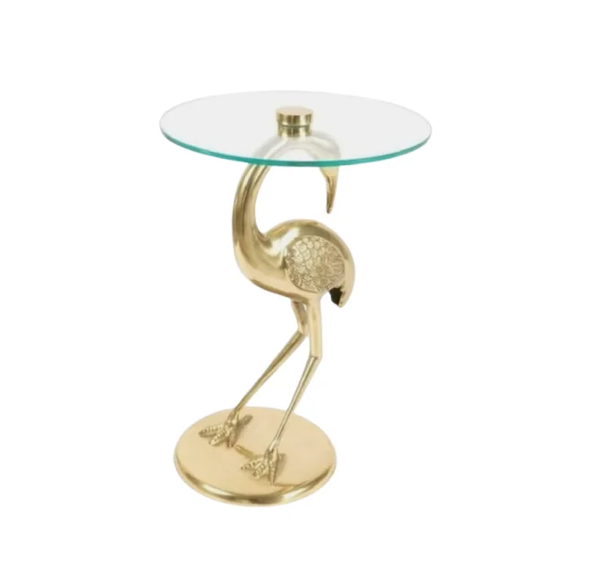 Morden Design Side Table Aluminium Bird Base Accent Table Morden table for Living room dinning room